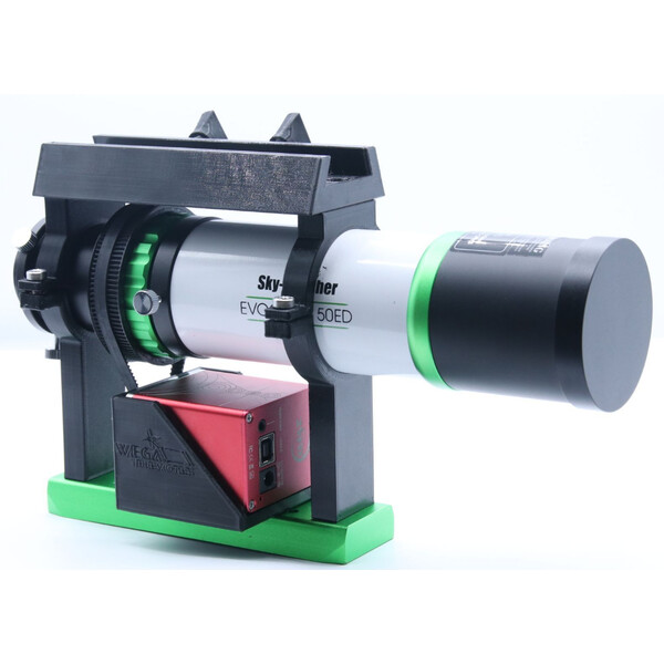 Astroprints EAF Motoranbaukit mit Schelle und Sucherschuh für Skywatcher Evoguide 50ED