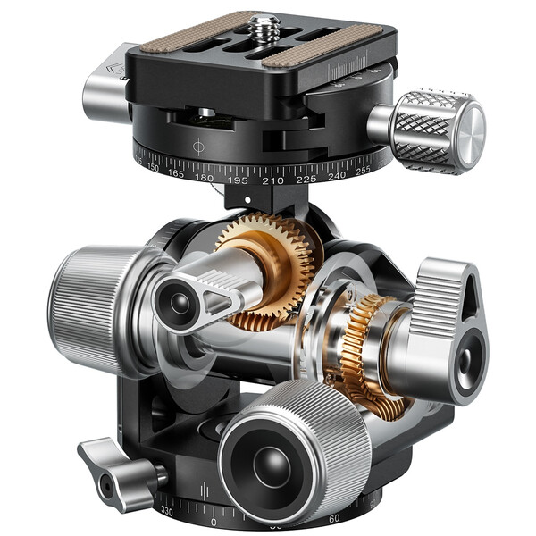 Leofoto Stativ-Getriebekopf G3+BPL-50