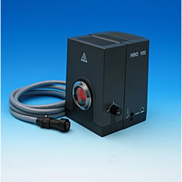 ZEISS Leuchte HBO 100 mit Lampenfassung und Kollektor