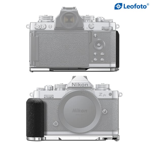 Leofoto Griffstück für Nikon Z fc (silver)