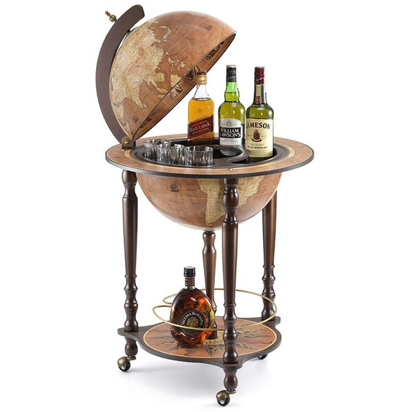 Zoffoli Globusbar Da Vinci Rust 40cm (Neuwertig)