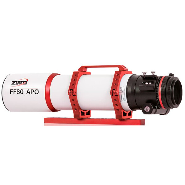 ZWO Teleskop FF80 AP 80/600 Quadruplet mit AM3 und Carbon Stativ