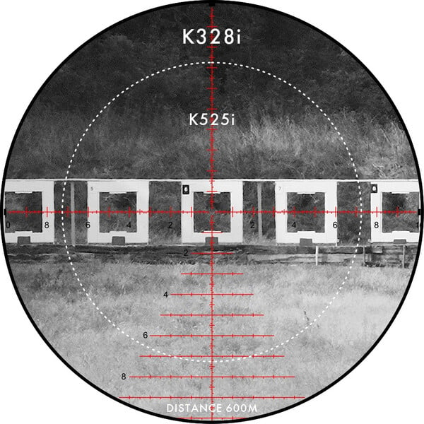 Kahles Zielfernrohr K328i 3,5-28x50 DLR SKMR+, ccw, links