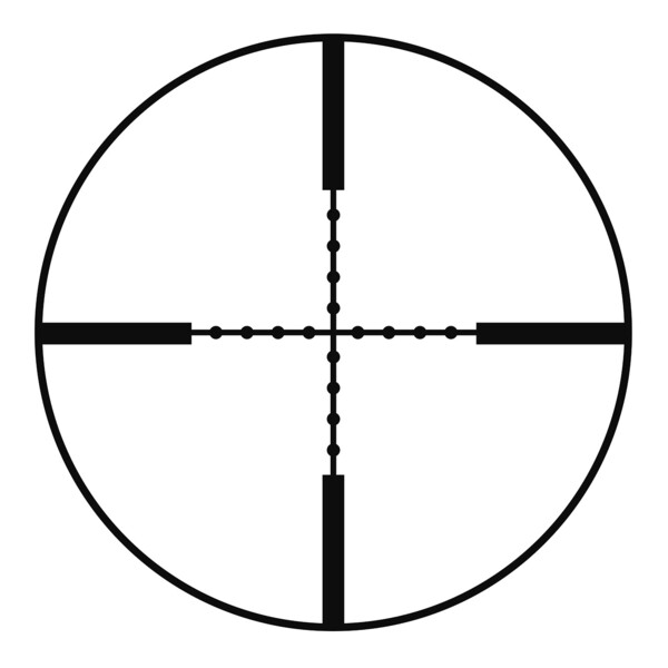 Vixen Zielfernrohr 3-12x40, Mil Dot, 1"