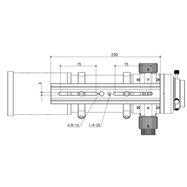 Askar Apochromatischer Refraktor AP 71/490 Flat-Field 71F OTA