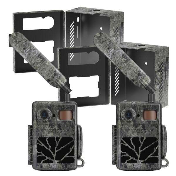 ZEISS Wildkamera Set Secacam 7 & Metallgehäuse (2er Pack)