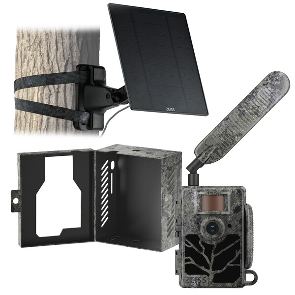 ZEISS Wildkamera Set Secacam 5 & Metallgehäuse & Solarpanel