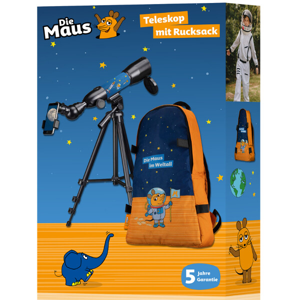 DieMaus Teleskop AC 50/350 mit Rucksack