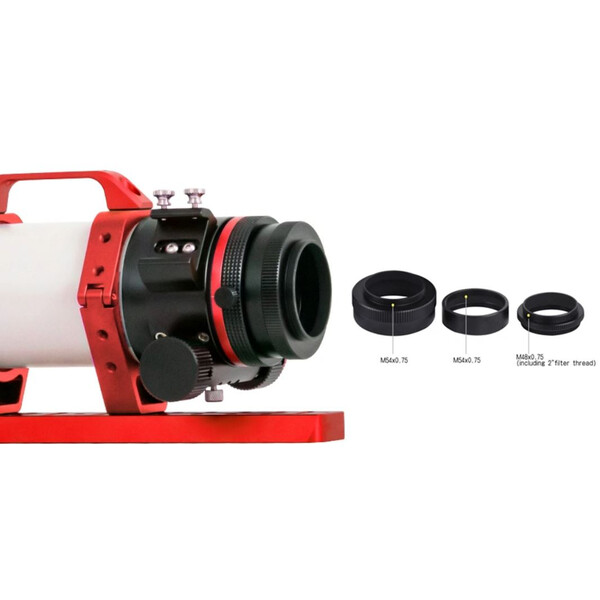 ZWO Apochromatischer Refraktor FF65 AP 65/416 Quintuplet OTA