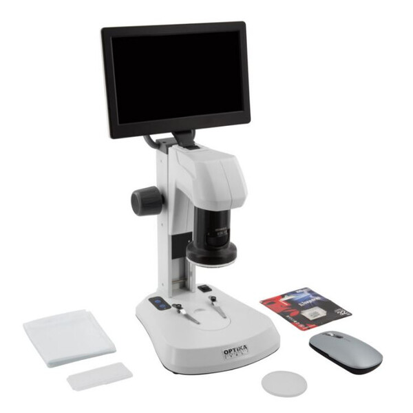 Optika , Mikroskop, SFX-85V, Digital Zoom, 9" monitor, 8x-54x, LED, Auf- und Durchlicht