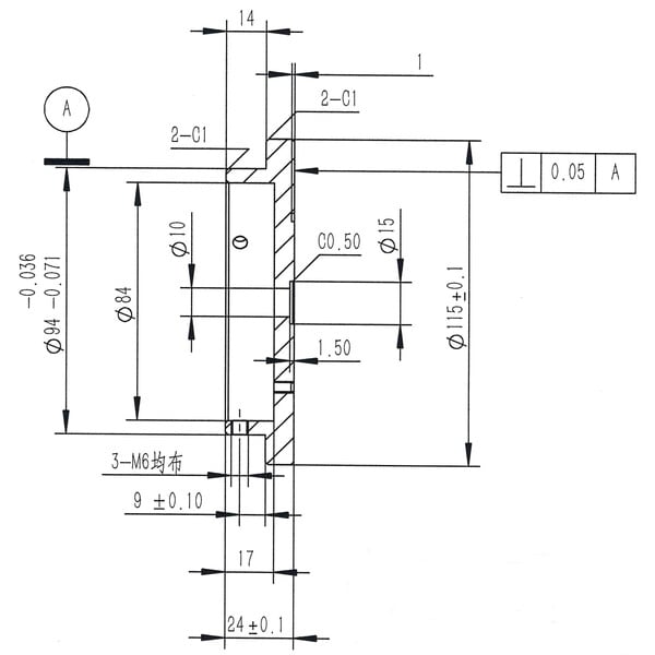 Omegon 3/8''-Fotogewinde-Adapter für Pro Säule