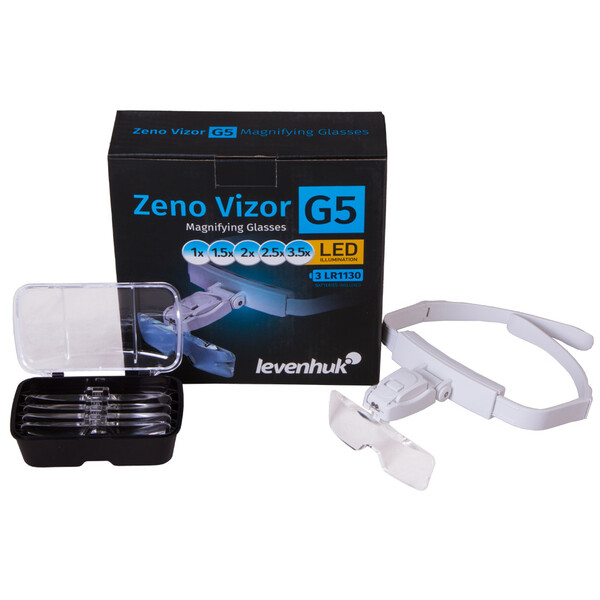 Levenhuk Lupe Zeno Vizor G5 3,5x LED