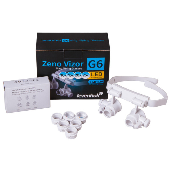 Levenhuk Lupe Zeno Vizor G6 25x LED