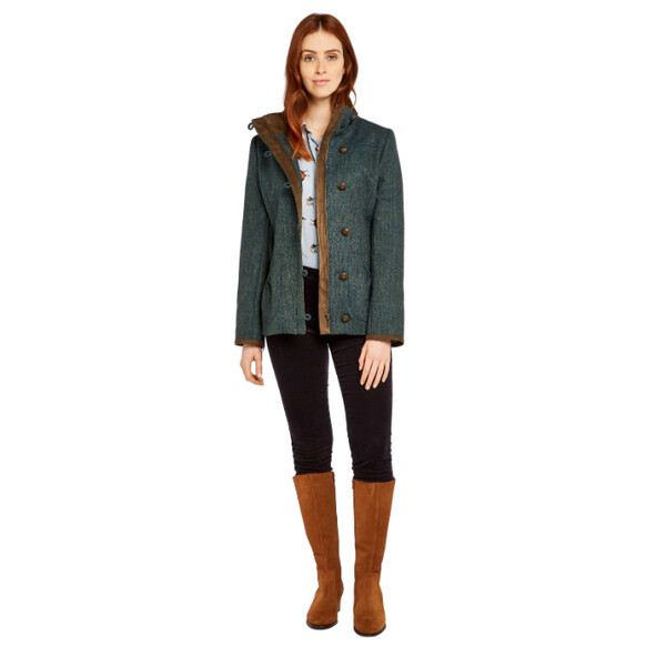Dubarry of Ireland Tweedjacke Bracken 89 Mist Größe 36