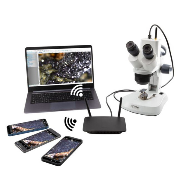 Optika Mikroskop , SFX DigitalDigital WI-FI ,10x 20x 40x, LED, Auf- und Durchlicht