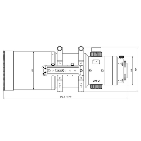 William Optics Apochromatischer Refraktor AP 108/518 UltraCat WIFD