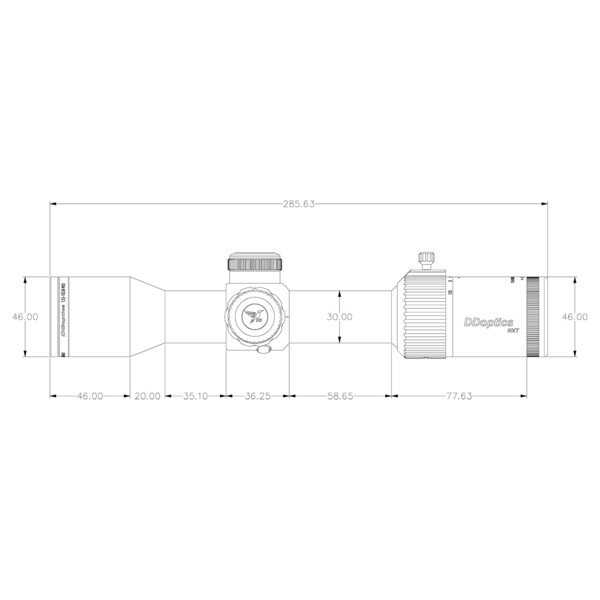 DDoptics Zielfernrohr V10 1,5-15x40 NXT MRAD A4D