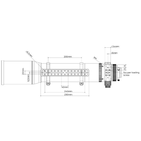 Askar Apochromatischer Refraktor AP 120/840 Triplet OTA