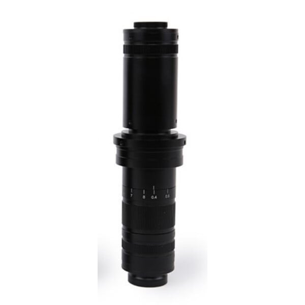 ToupTek Mikroskop Zoom-Objektiv Set TZM0880D, Zoom 0.8-8x, 1x C-mount, inkl. Polarisations-Ringlicht