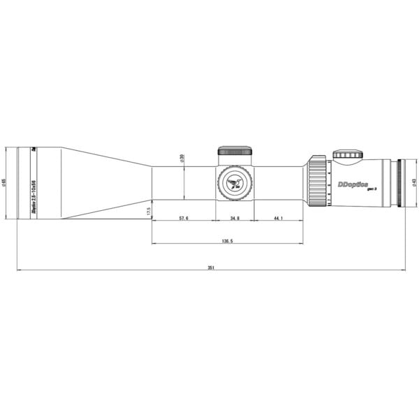 DDoptics Zielfernrohr Nighteagle V4 2,5-10x56 Gen 3