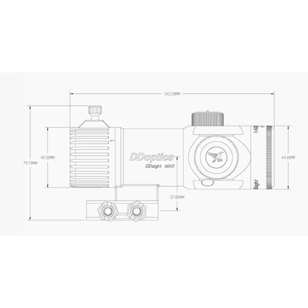 DDoptics Zielfernrohr DDsight MAG 1-4x22 Hunting
