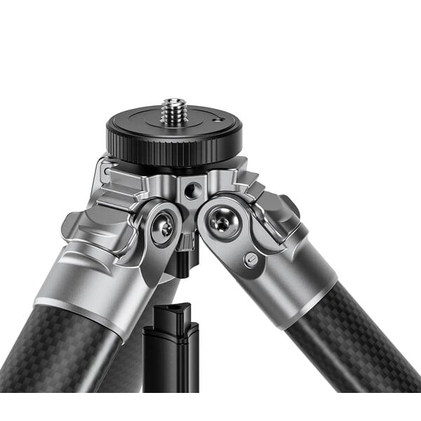 Leofoto Carbon-Dreibeinstativ AZ-204C+LH-25R Azure Half Silver
