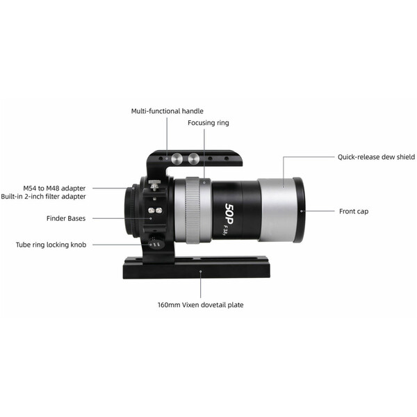 Askar Apochromatischer Refraktor AP 50/190 F3.8 50P