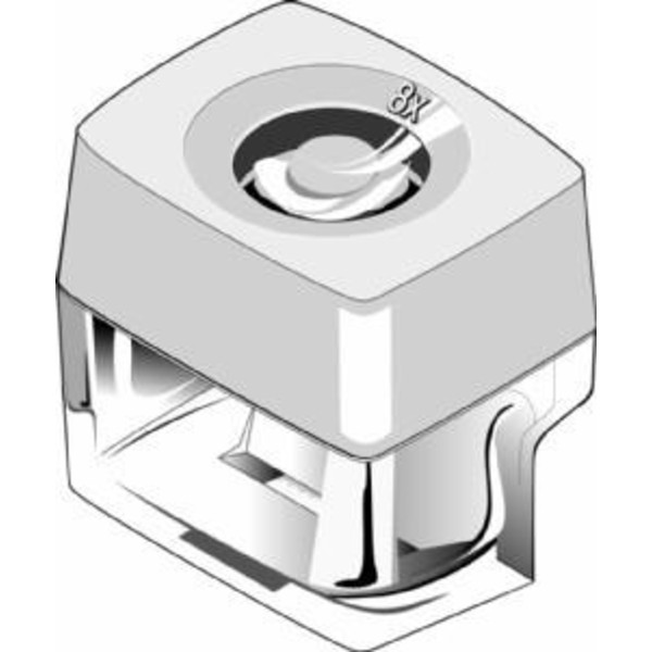 Euromex Mikrolupe 8x, 10 mm/100 Teilen