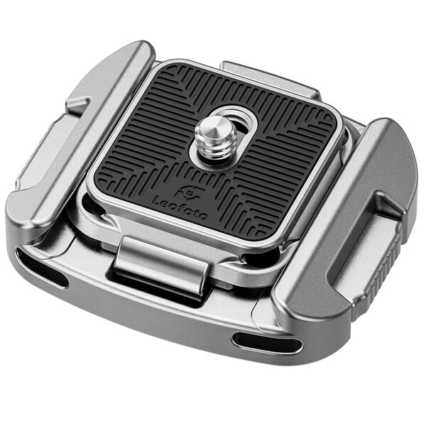 Leofoto Schnellkupplung QF-01+QP-38 silber