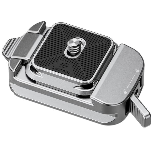 Leofoto Schnellkupplung QF-02+QP-38 silver