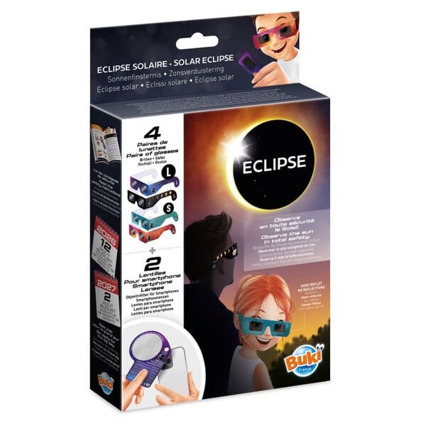 Buki Sonnenfinsternis-Brille Family Pack