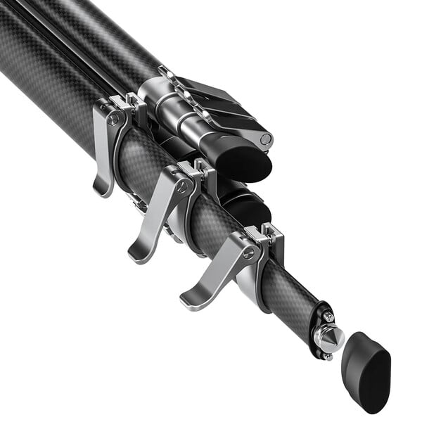 Leofoto Carbon-Dreibeinstativ AZ-235C+MBH-30 Azure Half Silver