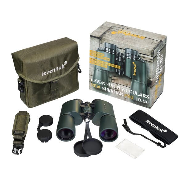 Levenhuk Fernglas 10x50 Sherman PRO