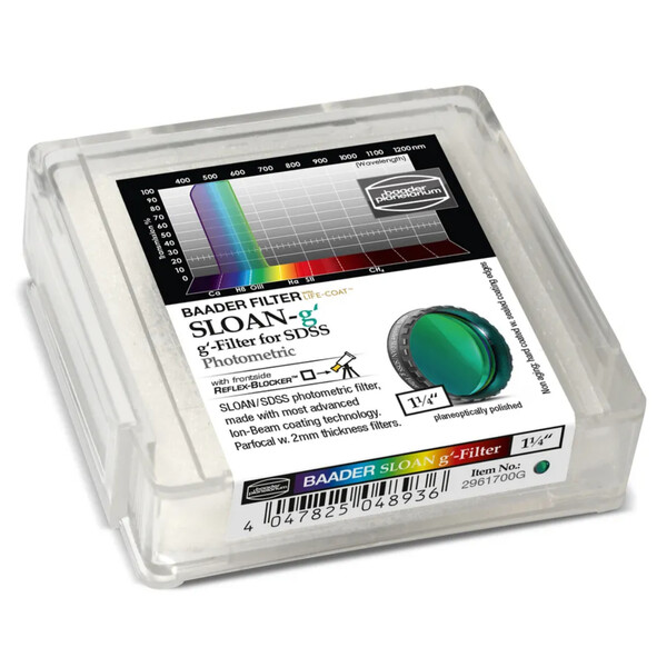 Baader Filter SLOAN/SDSS g' Photometric 1,25"