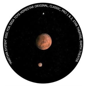 Redmark Dia für das Sega Homestar Planetarium Mars mit Monde
