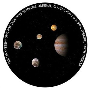 Redmark Dia für das Sega Homestar Planetarium Jupiter-System