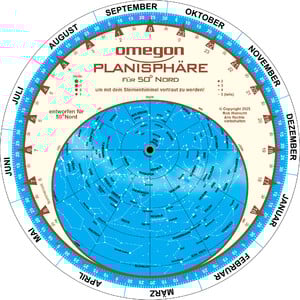 Omegon Drehbare Sternkarte 17,5cm