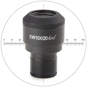 Euromex Messokular IS.6010-CM, WF10x/20 mm, 10/100 microm., crosshair, Ø 23.2 mm (iScope)