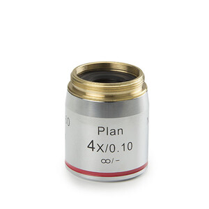 Euromex Objektiv DX.7204, 4x/0,10 Pli, plan, infinity, w.d. 30 mm (Delphi-X)