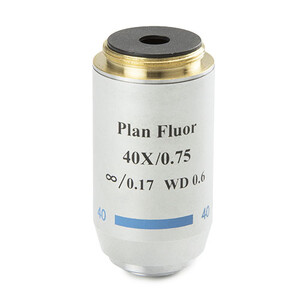 Euromex Objektiv 86.556, S40x/0,70, w.d. 0,42 mm, PL-FL IOS , plan, fluarex (Oxion)