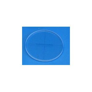 ZEISS Mikrometerstrichplatte Strichkreuzmikrometer 10:100 Ø 23 mm (Primo Star)