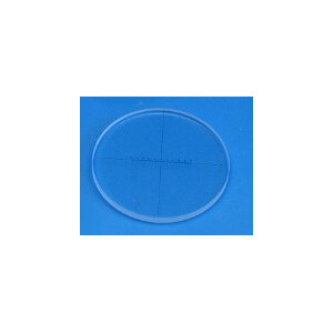ZEISS Mikrometerstrichplatte Strichkreuzmikrometer 10:100 Ø 23 mm (Primo Star)