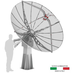 Radio2Space Radioteleskop Spider 300A Advanced mit wetterfester AZ-Montierung GoTo