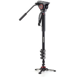 Manfrotto Aluminium-Einbeinstativ MVMXPRO500 mit Fluidneiger