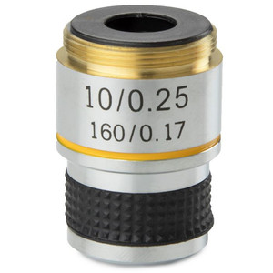 Euromex Objektiv 10x/0.25 achro., Parafocal 35 mm, MB.7010  (MicroBlue)