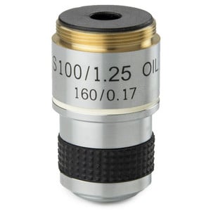 Euromex Objektiv 100x/1.25  achro., Feder,  Parafocal 35 mm, MB.7000 (MicroBlue)