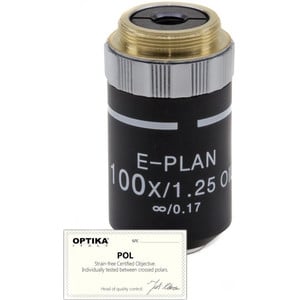 Optika Objektiv M-148P, 100x/1.25 (OIL/WATER), infinity, plan, POL, ( B-383POL)