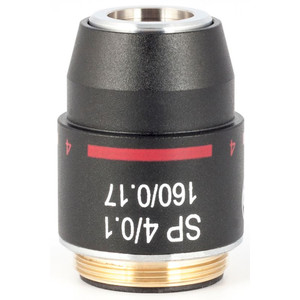 Motic Objektiv SP semiplan achro, 4X/0.10 w.d.=17mm (RedLine200)