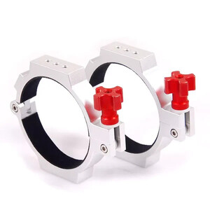 ASToptics 80mm CNC Rohrschellen (Paar, z.B. für TAK FS-60)
