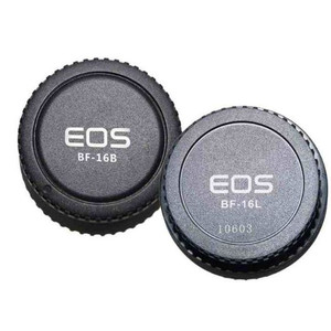 Pixel Staubschutz Lens Rear Cap BF-16L + Body Cap BF-16B für Canon